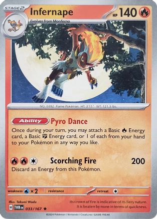Infernape - 033/167 (33) - Deck Exclusives