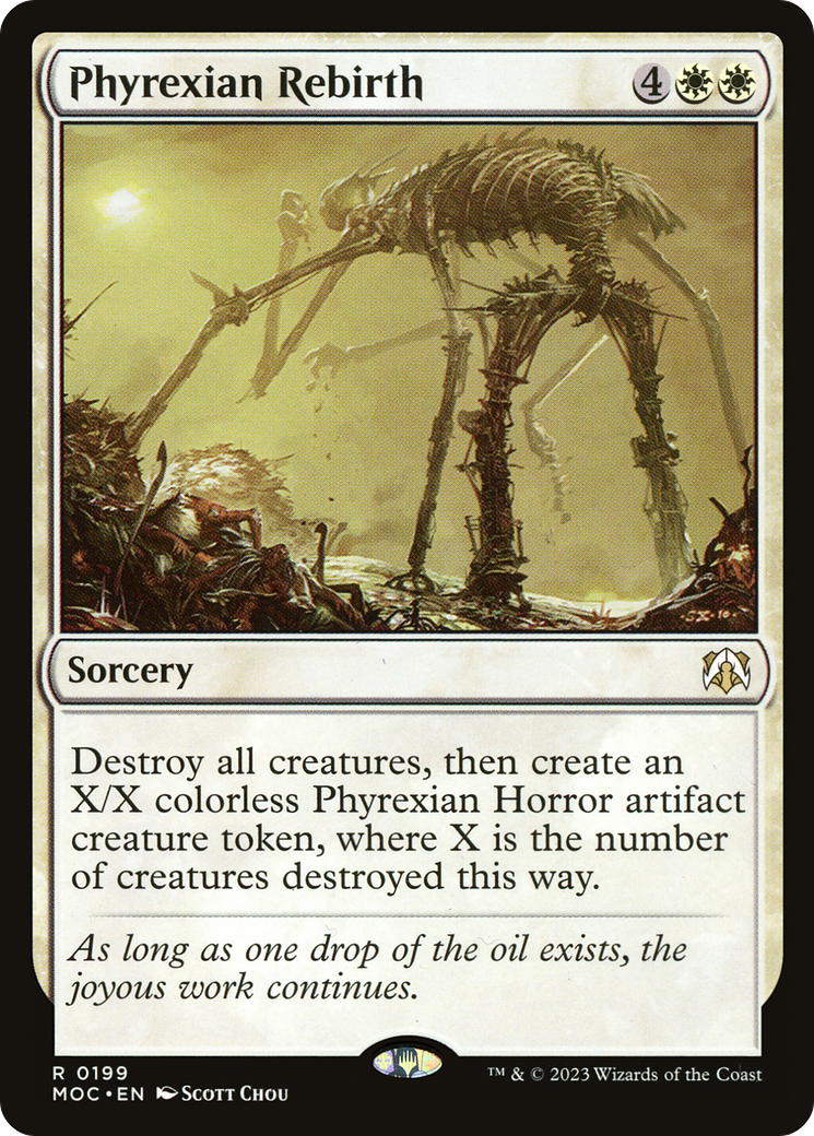 Phyrexian Rebirth (199) - March of the Machine Commander