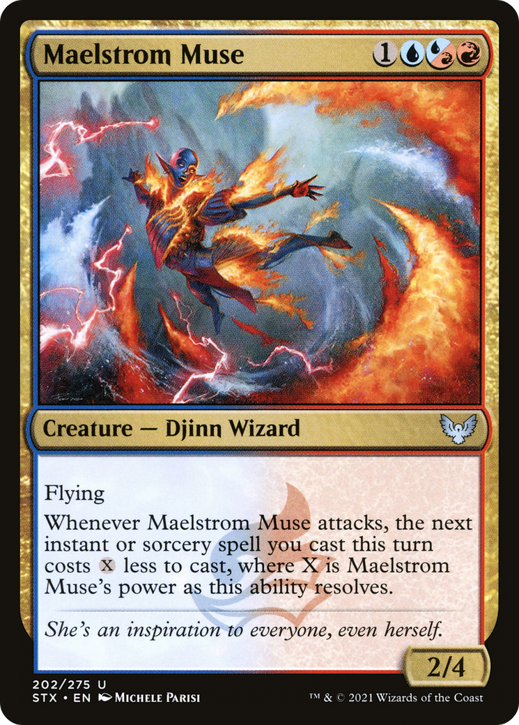 Maelstrom Muse (202) Foil - Strixhaven: School of Mages