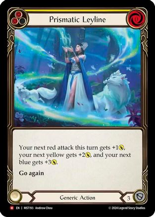 Prismatic Leyline (MST193) Rainbow Foil - Part the Mistveil