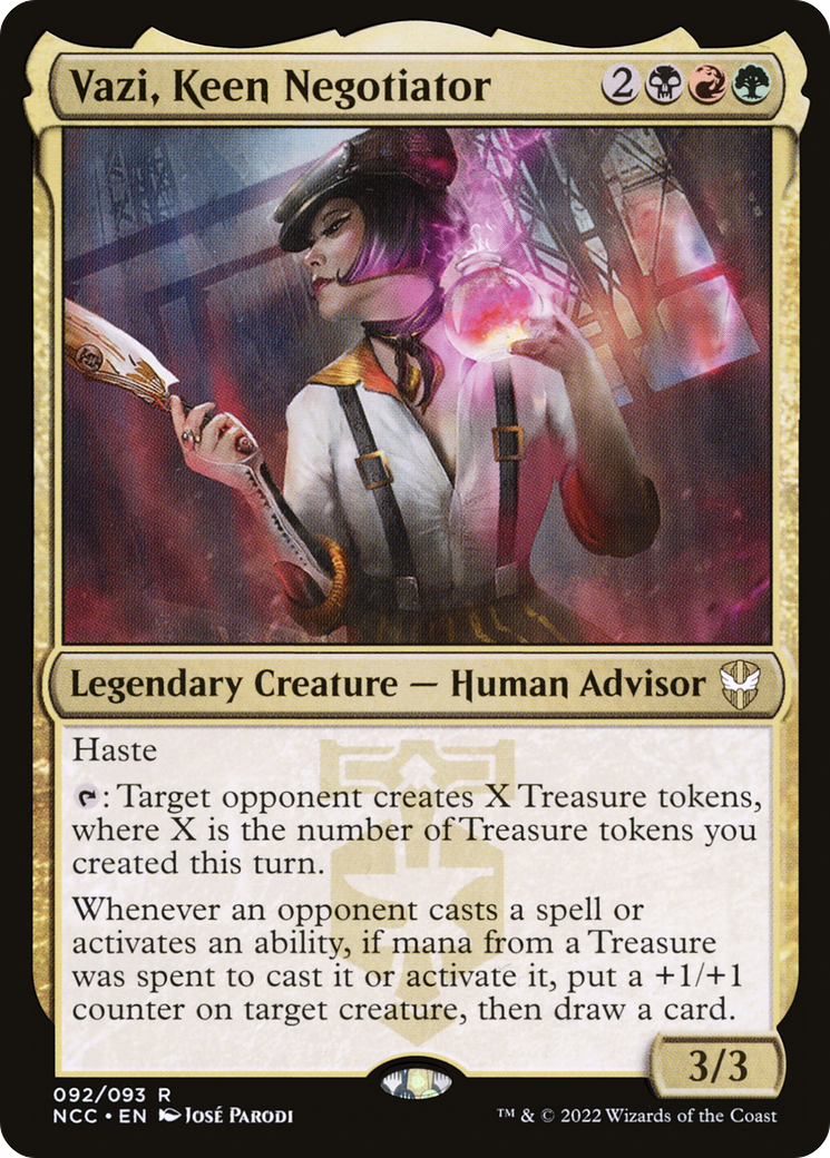 Vazi, Keen Negotiator (092) - New Capenna Commander