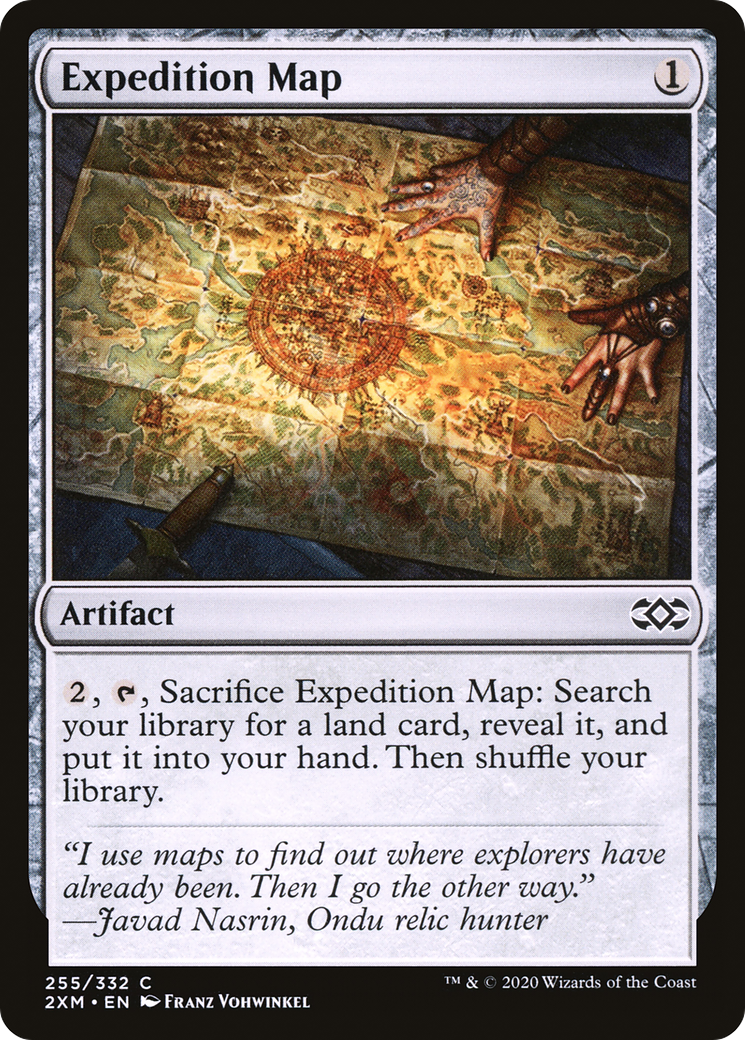 Expedition Map (255) Foil - Double Masters
