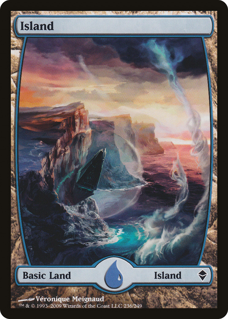 Island – Full Art (236) Foil - Zendikar