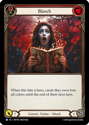 Blanch (Red) (MST194) Rainbow Foil - Part the Mistveil