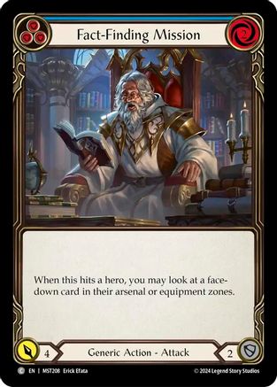 Fact-Finding Mission (Blue) (MST208) Rainbow Foil - Part the Mistveil