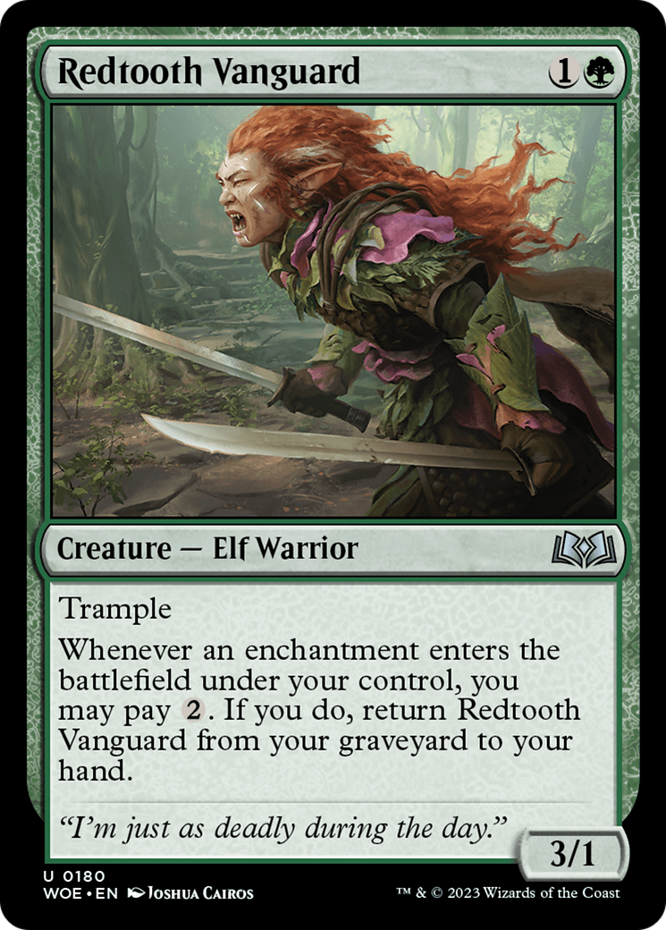 Redtooth Vanguard (180) Foil - Wilds of Eldraine