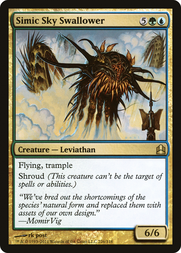 Simic Sky Swallower (226) - Commander 2011
