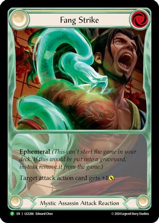 Fang Strike - LGS266 (LGS266) Rainbow Foil - Flesh and Blood: Promo Cards