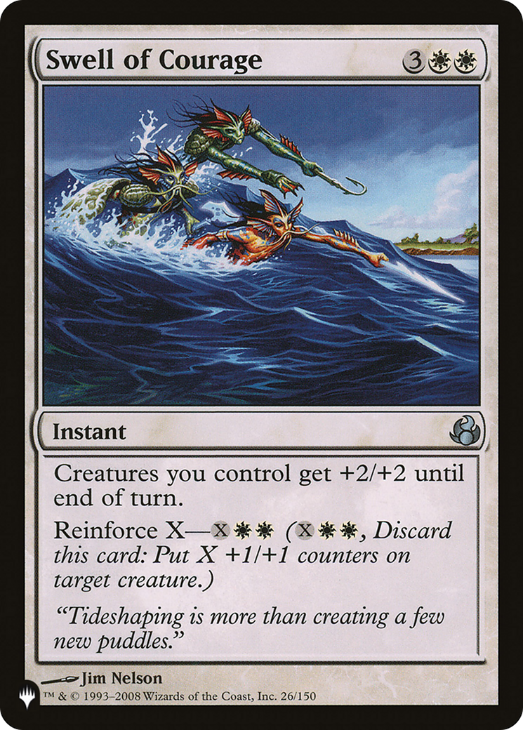 Swell of Courage (MOR-26) - The List