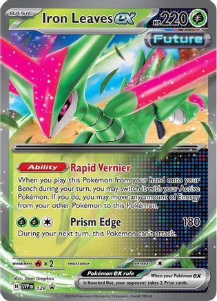 Iron Leaves ex - 128 (128) Holofoil - SV Scarlet & Violet Promo Cards
