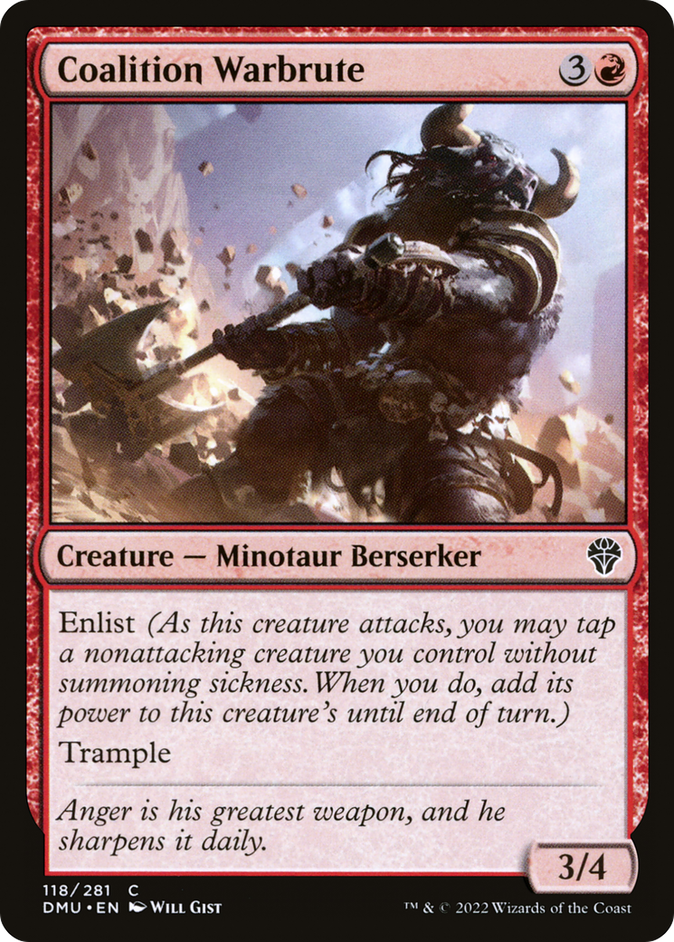 Coalition Warbrute (118) Foil - Dominaria United
