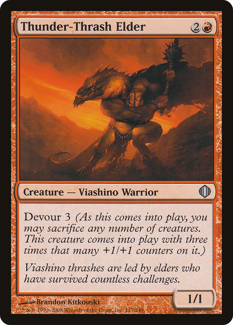 Thunder-Thrash Elder (117) Foil - Shards of Alara