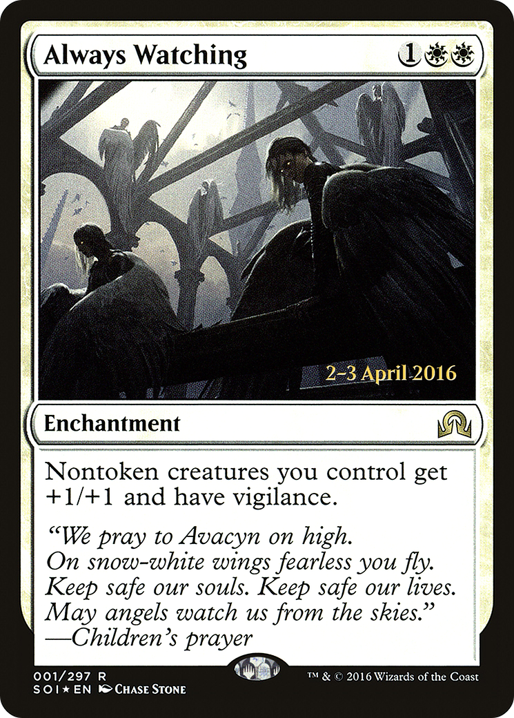 Always Watching (01s) Foil - Shadows over Innistrad Promos