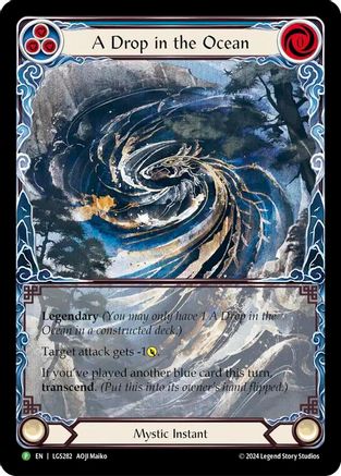 A Drop in the Ocean // Inner Chi (LGS282) Rainbow Foil - Flesh and Blood: Promo Cards