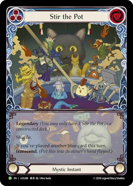 Stir the Pot // Inner Chi (Extended Art) (LGS288) Rainbow Foil - Flesh and Blood: Promo Cards