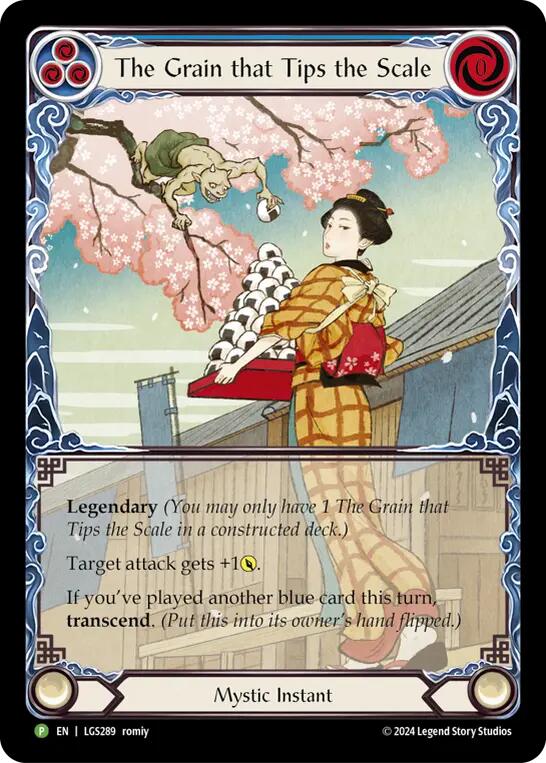 The Grain that Tips the Scale // Inner Chi (LGS289) Rainbow Foil - Flesh and Blood: Promo Cards
