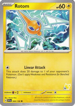 Rotom (#14 Pikachu) (69) - Battle Academy 2024
