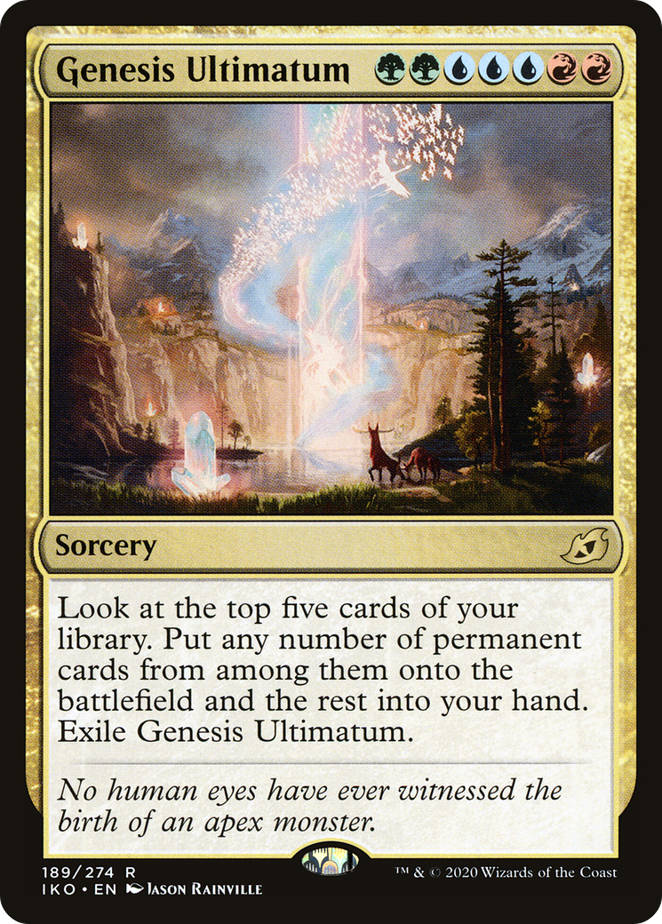 Genesis Ultimatum (189) Foil - Ikoria: Lair of Behemoths