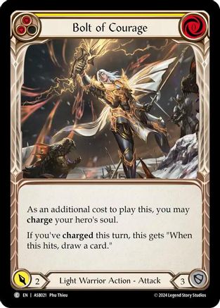 Bolt of Courage (Yellow) (ASB021) - Armory Deck: Boltyn