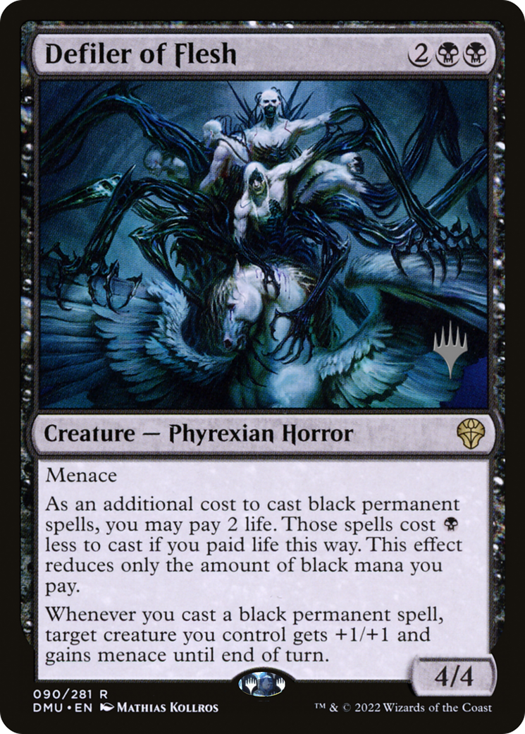 Defiler of Flesh (90p) Foil - Dominaria United Promos