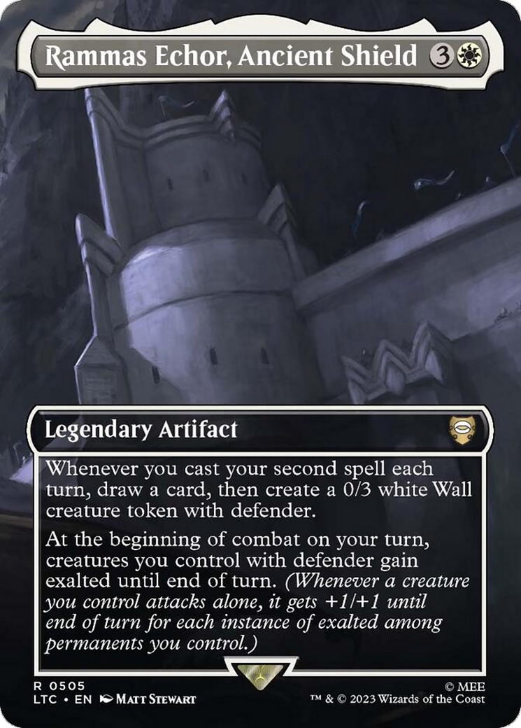 Rammas Echor, Ancient Shield (Borderless) (505) - Tales of Middle-earth Commander