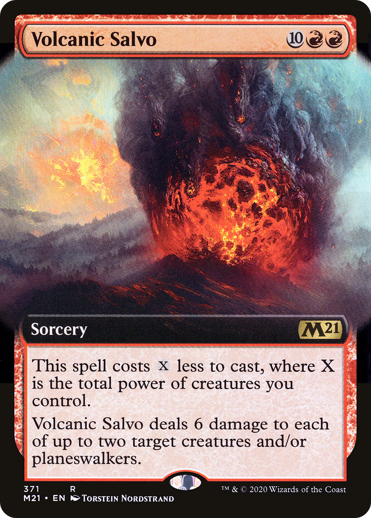 Volcanic Salvo (Extended Art) (371) - Core Set 2021