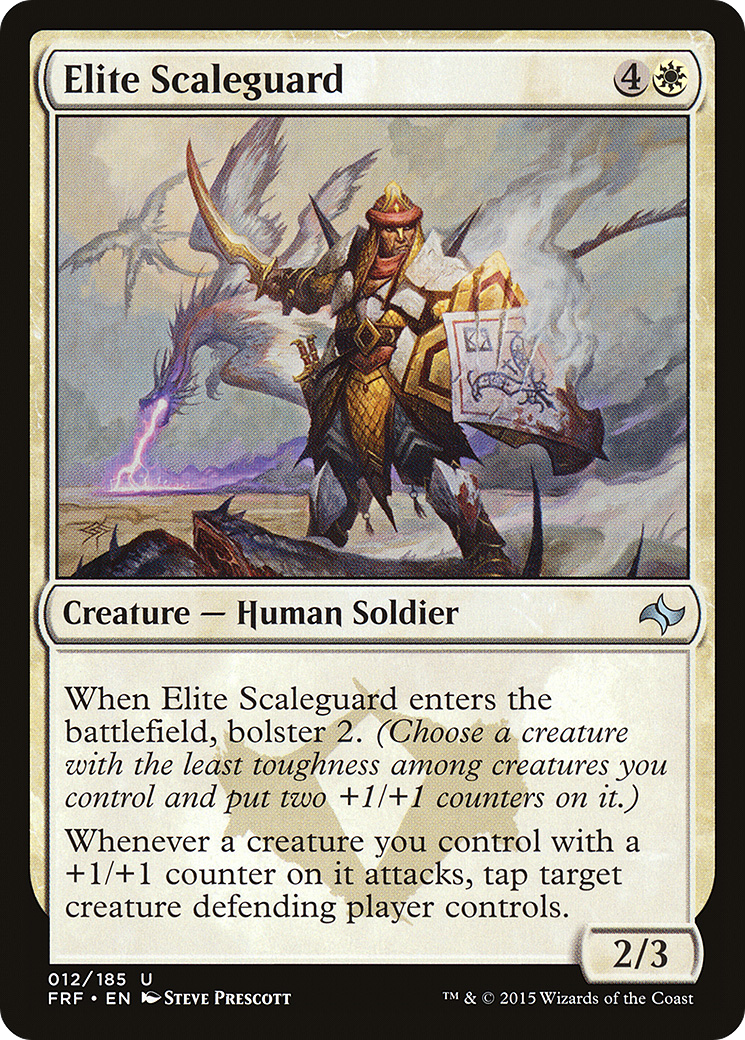 Elite Scaleguard (012) Foil - Fate Reforged