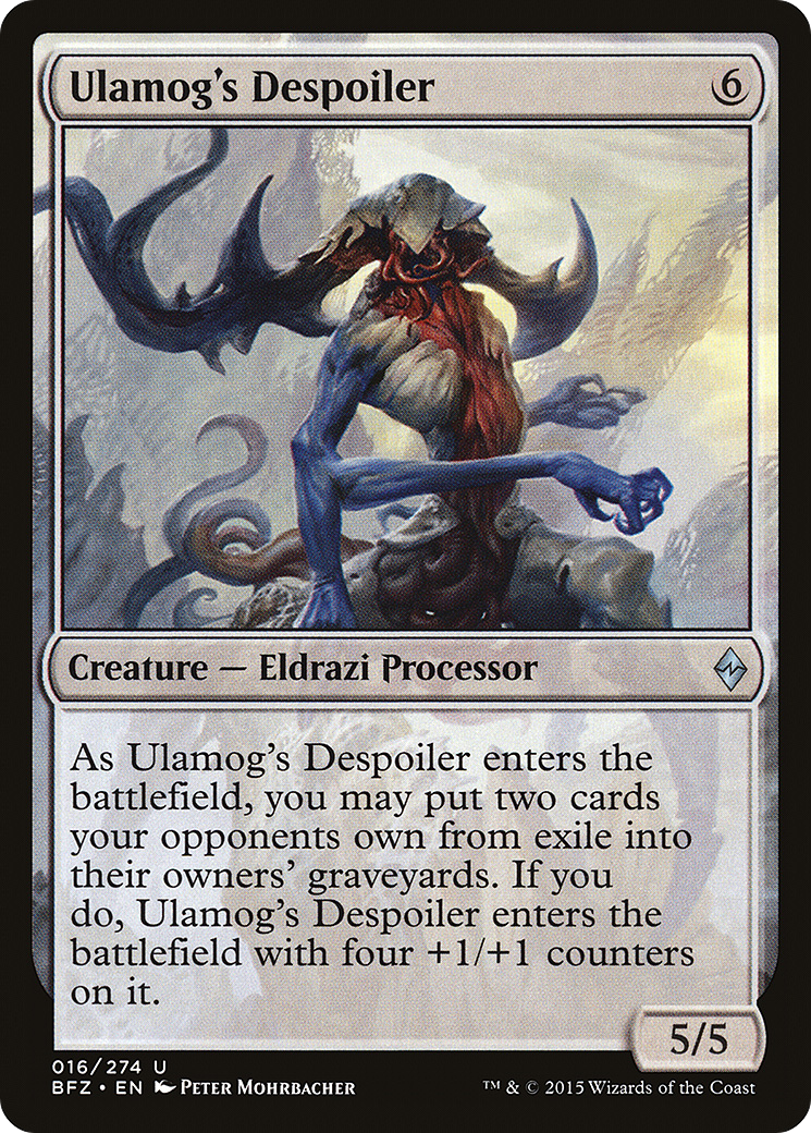 Ulamog's Despoiler (016) Foil - Battle for Zendikar