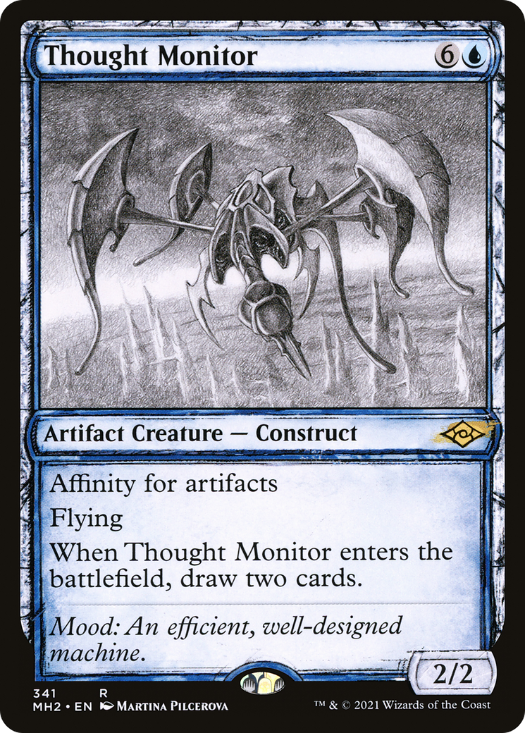 Thought Monitor (Showcase) (341) Foil - Modern Horizons 2