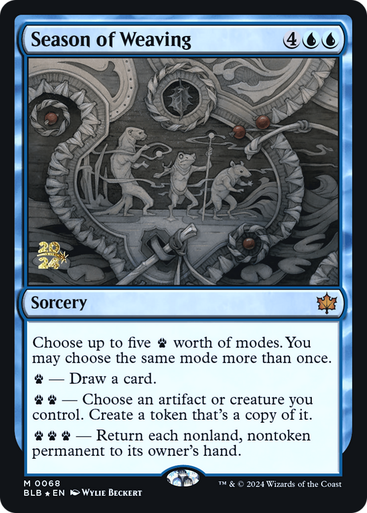 Season of Weaving (068) Foil - Bloomburrow Promos