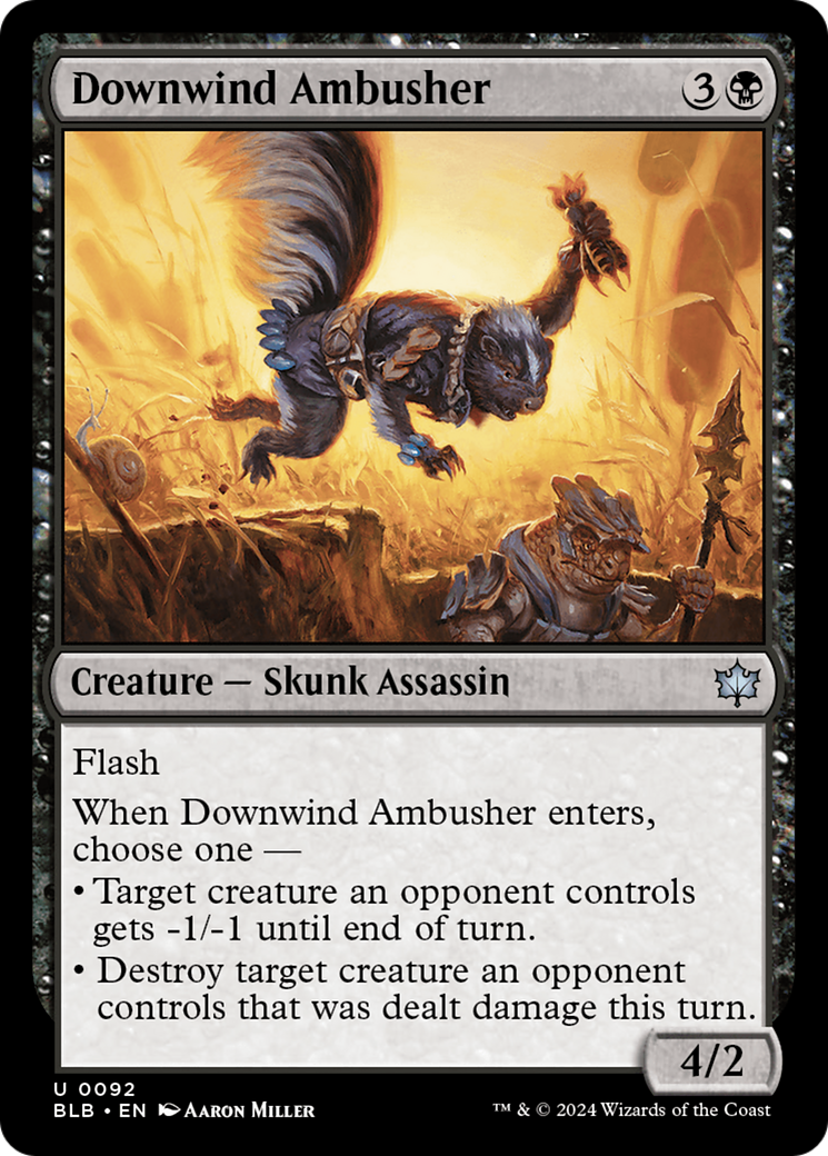 Downwind Ambusher (092) Foil - Bloomburrow