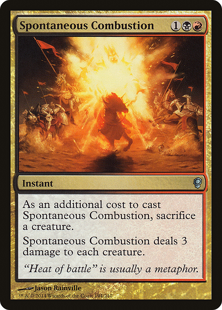 Spontaneous Combustion (194) Foil - Conspiracy