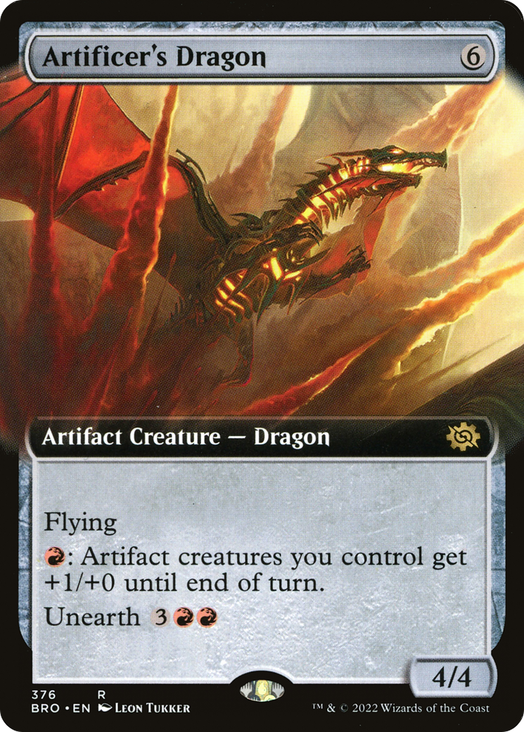 Artificer's Dragon (Extended Art) (376) - The Brothers' War