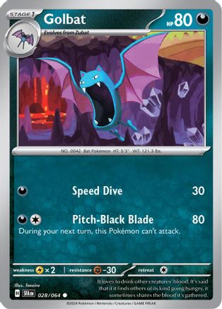 Golbat (28) Reverse Holofoil - Shrouded Fable
