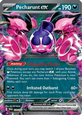 Pecharunt ex - 039/064 (39) Holofoil - SV Shrouded Fable