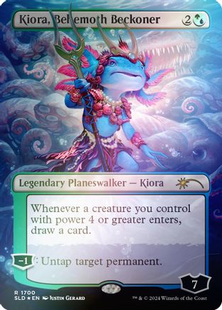 Kiora, Behemoth Beckoner (1700) Foil - Secret Lair Drop Series