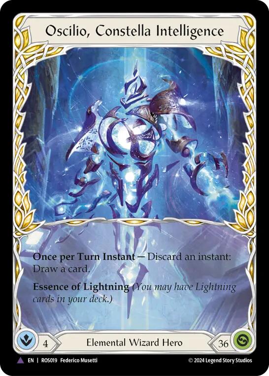 Oscilio, Constella Intelligence (Marvel) (ROS019) Cold Foil - Rosetta