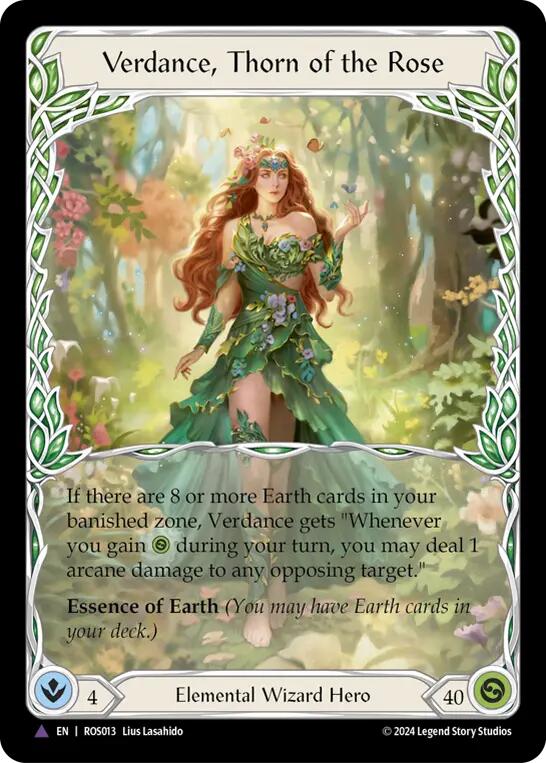 Verdance, Thorn of the Rose (Marvel) (ROS013) Cold Foil - Rosetta