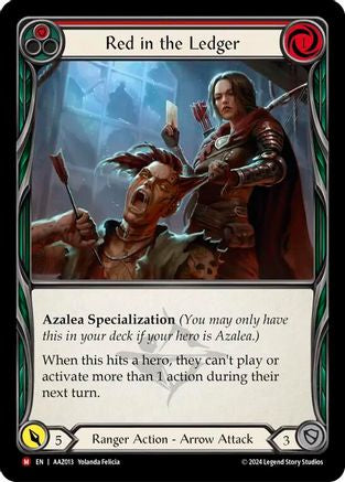 Red in the Ledger (AAZ013) - Armory Deck: Azalea