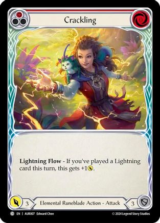 Crackling (Red) (AUR007) - 1st Strike