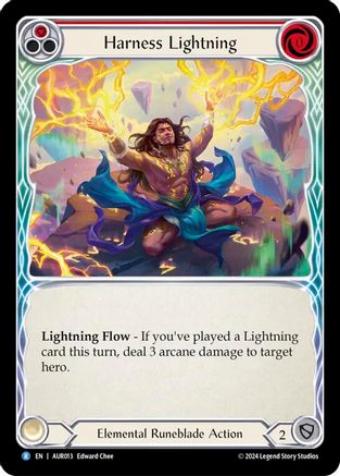 Harness Lightning (Red) (AUR013) - 1st Strike