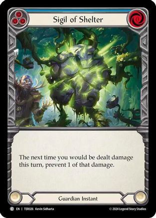 Sigil of Shelter (Blue) (TER026) - 1st Strike