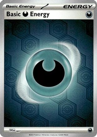 Basic Darkness Energy (Reverse Holofoil) (7) Reverse Holofoil - SV Shrouded Fable