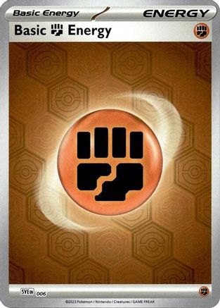 Basic Fighting Energy (6) Reverse Holofoil - Shrouded Fable