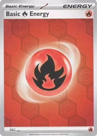Basic Fire Energy (2) Reverse Holofoil - Shrouded Fable