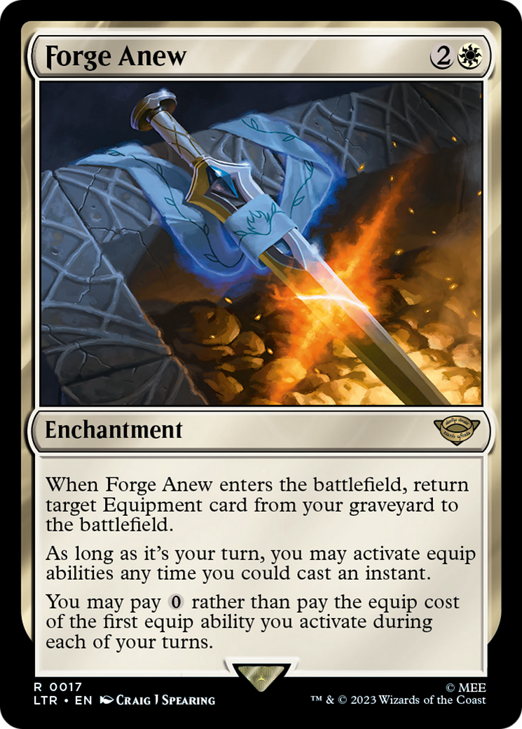 Forge Anew (017) Foil - The Lord of the Rings: Tales of Middle-earth