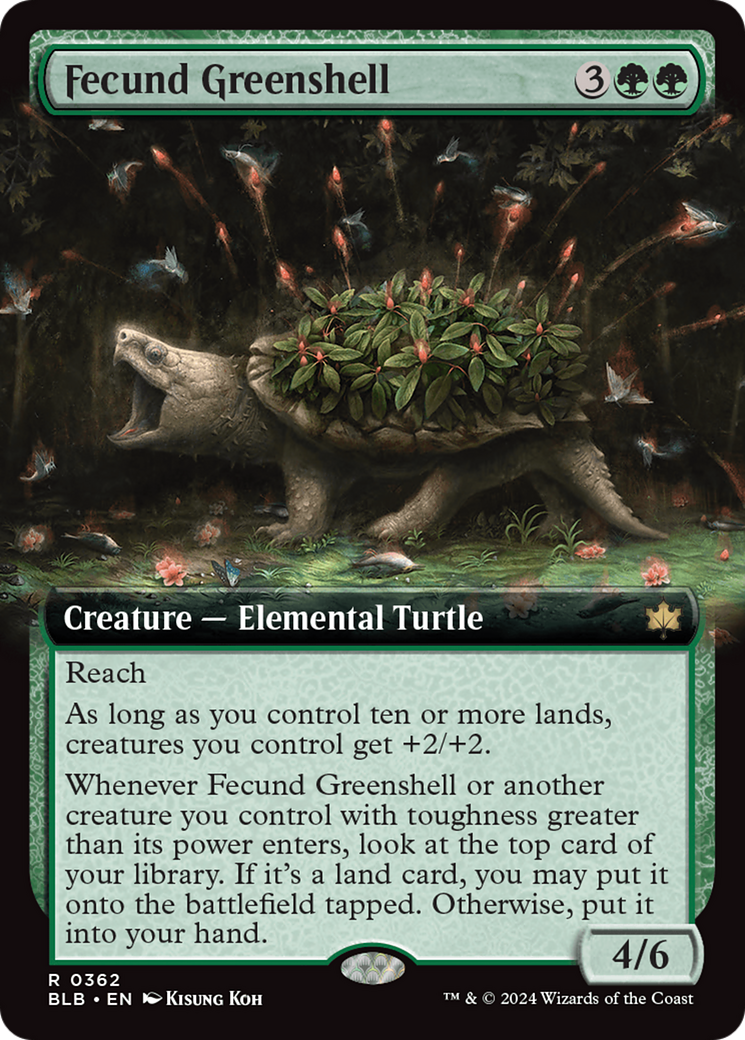 Fecund Greenshell: (Extended Art) (362)
