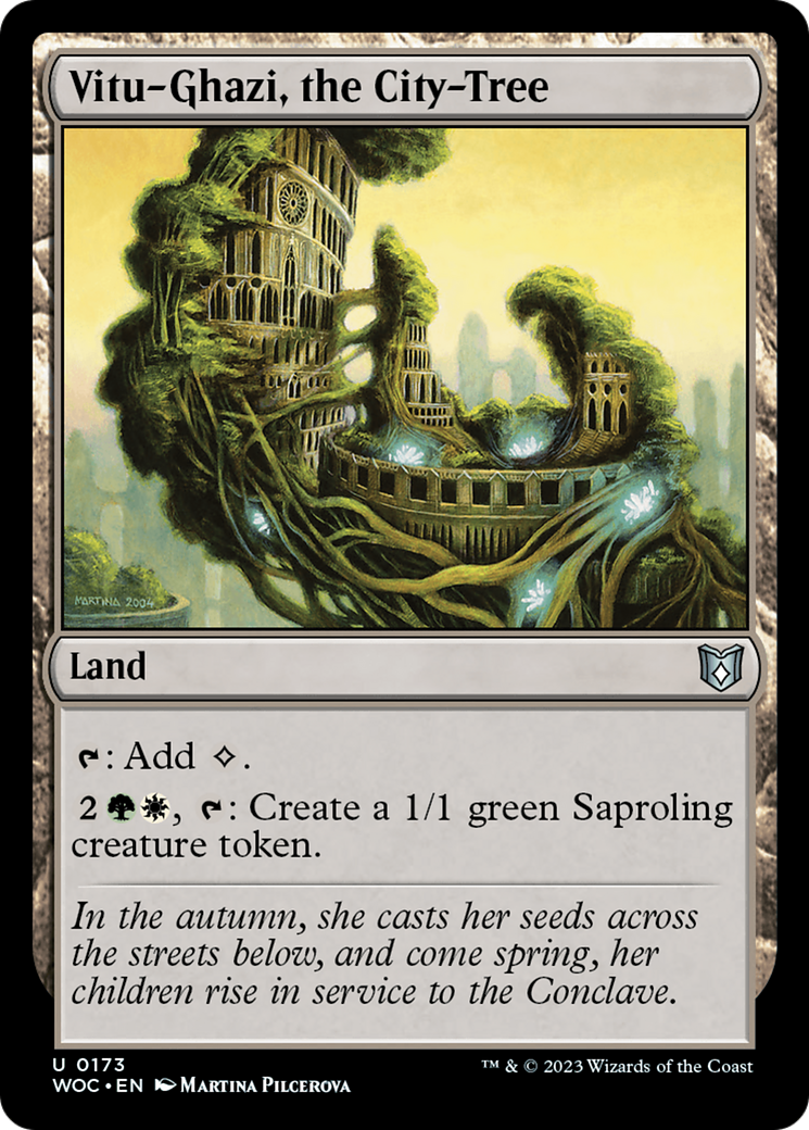 Vitu-Ghazi, the City-Tree (173) - Wilds of Eldraine Commander