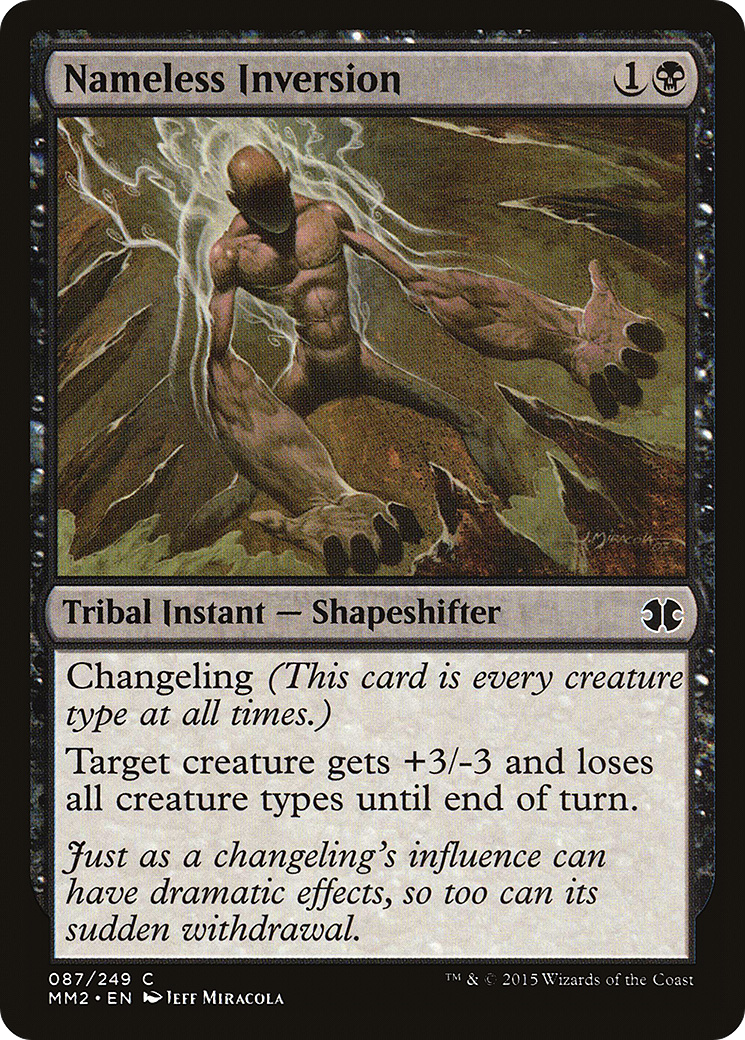 Nameless Inversion (087) Foil - Modern Masters 2015