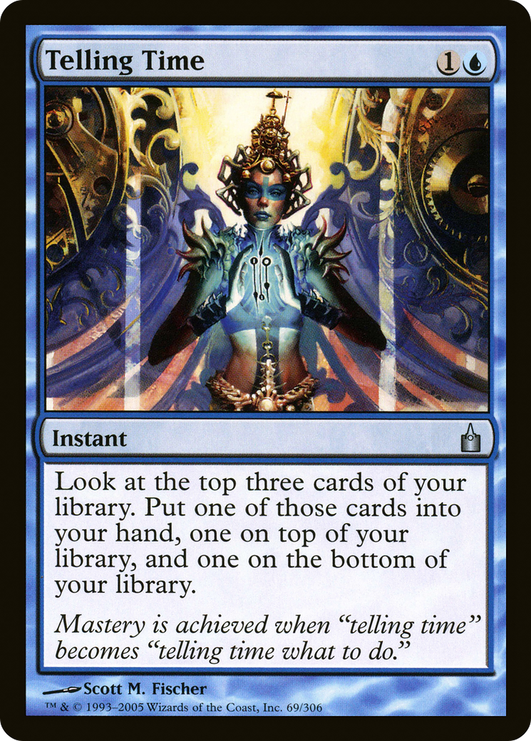 Telling Time (069) Foil - Ravnica: City of Guilds